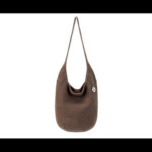 The Sak Crossbody, Hand Crocheted Hobo Bag, Tan